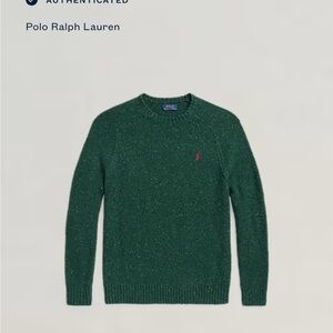 Ralph Lauren Men's Crewneck Sweater in Green